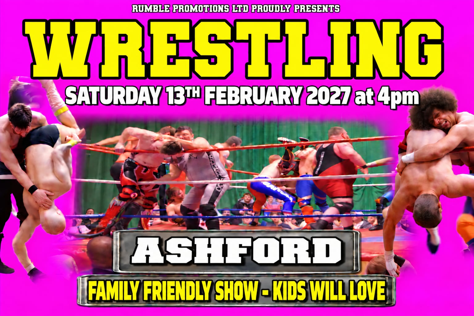 Rumble Wrestling comes to ASHFORD for its big 2027 Rumble