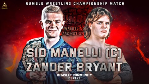 Sid Manelli (C) vs Zander Bryant (Rumble Wrestling Championship)