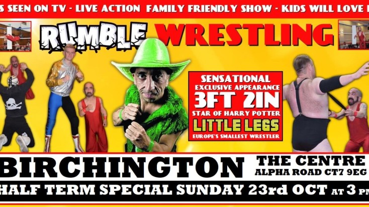 RUMBLE WRESTLING COME TO THANET AT THE BIRCHINGTON CENTRE