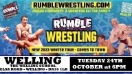 RUMBLE WRESTLING'S HALF TERM HALLOWEEN TOUR HITS WELLING