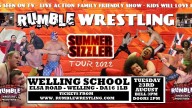 RUMBLE WRESTLING COMES TO WELLING FOR A SUMMER SIZZLER