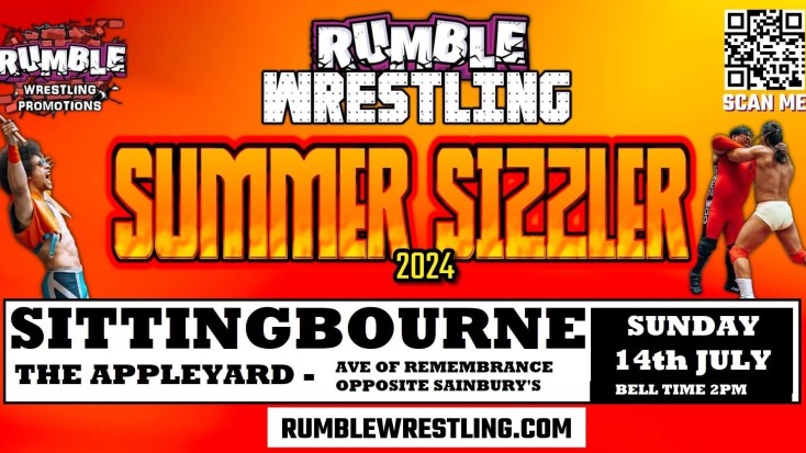 RUMBLE WRESTLING'S SUMMER SIZZLER COMES TO SITTINGBOURNE