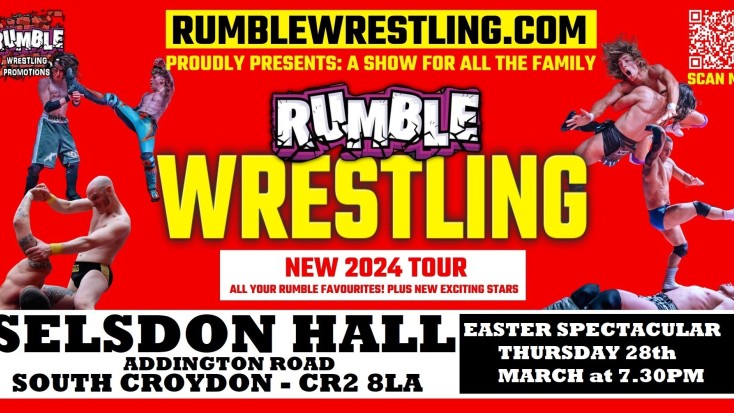 RUMBLE WRESTLING RETURN TO SOUTH CROYDON AT THE SELSDON CENTRE