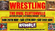 RUMBLE WRESTLING RETURNS TO THE OVAL - AUGUST SHOW