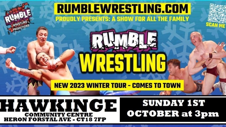 RUMBLE WRESTLING'S WINTER TOUR HITS HAWKINGE
