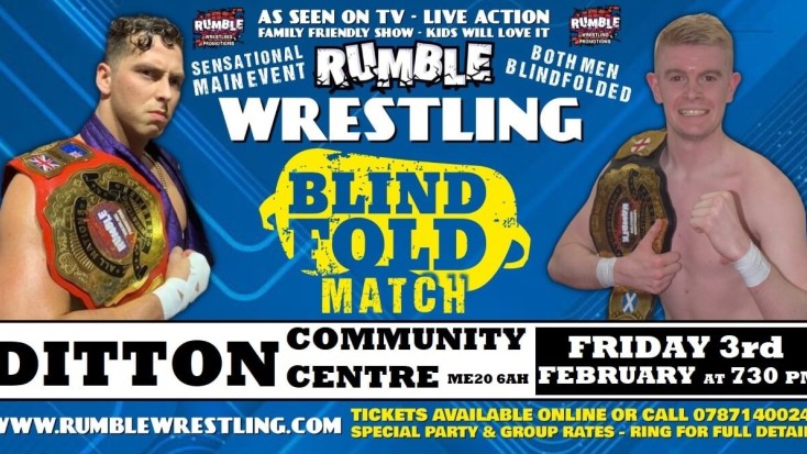 Rumble Wrestling returns to Ditton - Blindfold Match Challenge