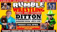 RUMBLE WRESTLING RETURNS TO DITTON WITH LITTLE LEGS