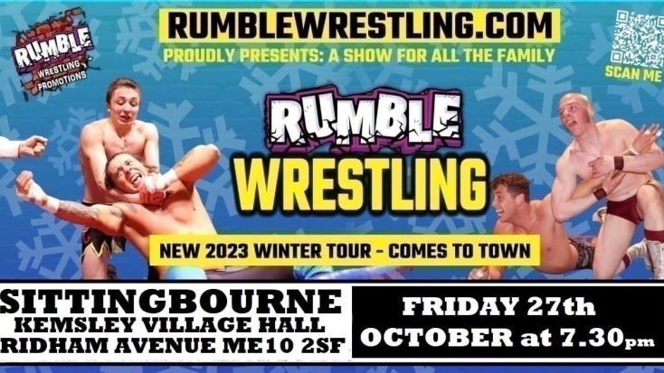 RUMBLE WRESTLING'S HALF TERM HALLOWEEN TOUR HITS SITTINGBOURNE